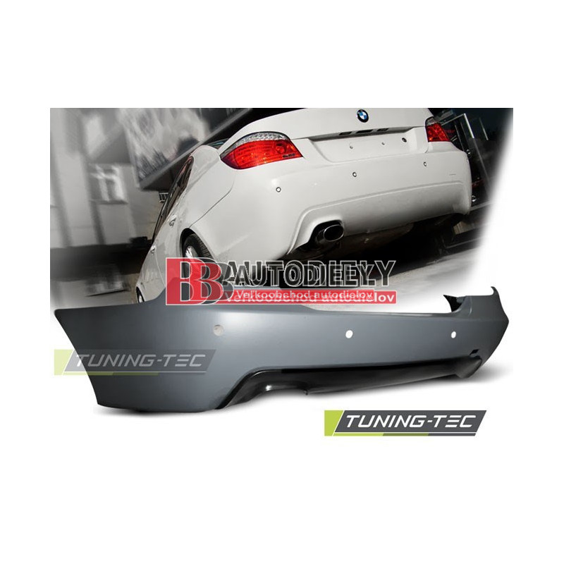 BMW 5 E60 8/03- zadný nárazník /03-07/- M-paket -PDC