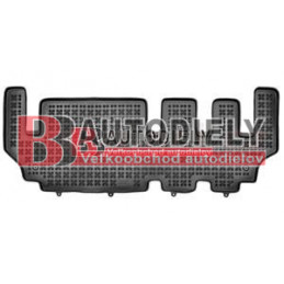 FORD TRANSIT-CUSTOM 9/2012-2018- Gumové rohože s vyšším okrajom / 3 rada sedadiel-1 kus/