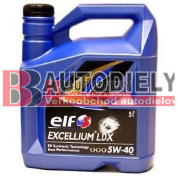 ELF 5W-40 5L EXCELLIUM LDX/NF