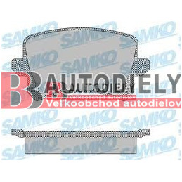 VW PASSAT CC 2012- SADA Zadné platničky /SAMKO/